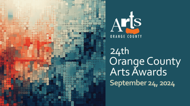 Promotional Graphic for the 24th Orange County Arts Awards, September 24, 2024